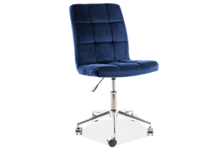 Signal Fotel Obrotowy Q-020 Velvet Granatowy Bluvel 86