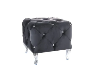 Signal Puf Hestia K Velvet Czarny Bluvel 19/ Srebrny