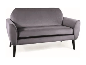 Signal Sofa Mena Velvet Szary Bluvel 14 / Wenge