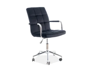 Signal Fotel Obrotowy Q-022 Velvet Czarny Bluvel19