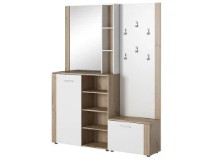 Signal Przedpokój Zestaw P-007 Dąb Artisan / Biały Mat