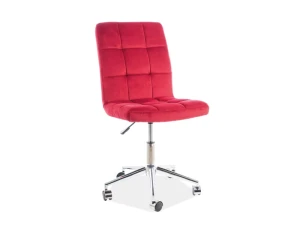 Signal Fotel Obrotowy Q-020 Velvet Bordo Bluvel59