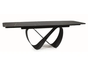 Signal Stół Infinity Ceramic Czarny Azario Black/Czarny Mat 160(240)X95