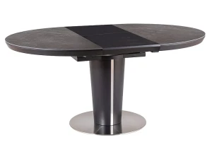 Signal Stół Orbit Ceramic Ciemny Szary Efekt Marmuru/Antracyt Mat Fi 120(160)