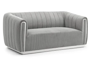 Signal Sofa Santorini 2 Sztruks Szary Tap.198/Srebrny
