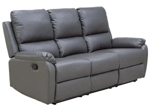 Signal Sofa Rozkładana Spencer 3 Skóra Synt. Szary Buffalo 06