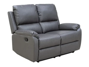 Signal Sofa Rozkładana Spencer 2 Skóra Synt. Szary Buffalo 06