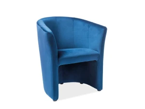 Signal Fotel Tm-1 Velvet Granatowy Bluvel 86 / Wenge