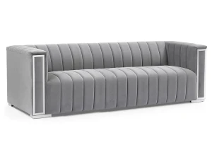 Signal Sofa Vogue 3 Velvet Szary Tap.203/Srebrny