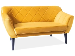 Signal Sofa Karo 2 Velvet Curry Bluvel 68 / Buk