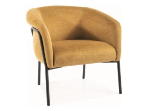 Signal Fotel Clover Brego Czarny Stelaż/ Curry 68