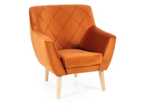 Signal Fotel Kier 1 Velvet Cynamon Bluvel 4215 / Buk