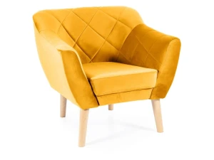 Signal Fotel Karo 1 Velvet Curry Bluvel 68 / Buk