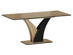 Signal Stół Vento Dąb Artisan / Czarny 120(160)X68