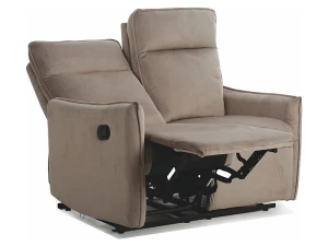 Signal Sofa Rozkładana Travis 2 Velvet Ciemny Beż Bluvel 40