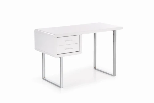 Halmar B30 biurko biały-chrom
