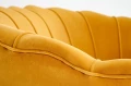 Halmar AMORINITO 2 XL sofa dwuosobowa wypoczynkowa musztardowy / czarny