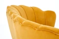 Halmar AMORINITO 2 XL sofa dwuosobowa wypoczynkowa musztardowy / czarny