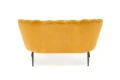 Halmar AMORINITO 2 XL sofa dwuosobowa wypoczynkowa musztardowy / czarny