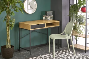 Halmar B50 biurko naturalny / czarny