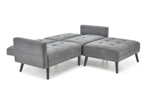 Halmar CORNELIUS sofa rozkładana z funkcją narożnika popiel