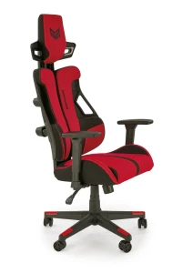 Halmar NITRO 2 fotel gabinetowy tkanina, czerwony / czarny