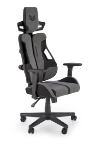 Halmar NITRO 2 fotel gabinetowy tkanina, popielaty / czarny