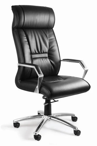 Unique CELIO PU czarny fotel gabinetowy