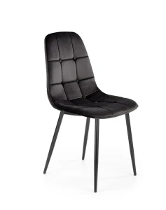 Halmar K417 krzesło czarny velvet