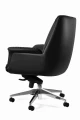 Unique APUS LOW PU czarny fotel gabinetowy