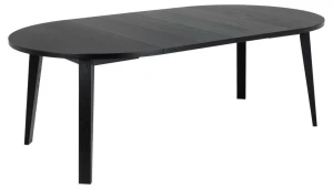 ACTONA Stół A-Line 120/220cm czarny              z dodatkowymi blatami