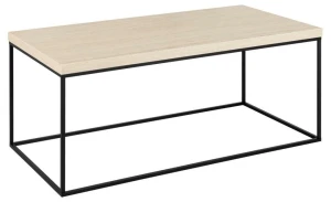 ACTONA Stolik Barossa 110x55cm beżowy trawertyn