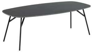 ACTONA Stolik kawowy Caracas 120x60cm czarna  ceramika