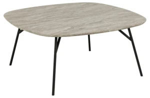 ACTONA Stolik kawowy Caracas 90x90cm szary  marmur