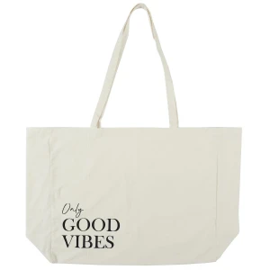 Intesi Torba shopper Only Good Vibes biała