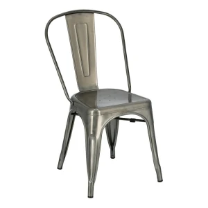 D2.DESIGN Krzesło Paris metaliczne inspirowa ne Tolix