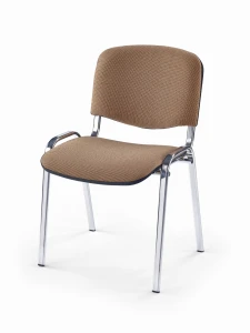 Halmar ISO krzesło chrom/C4  beżowy