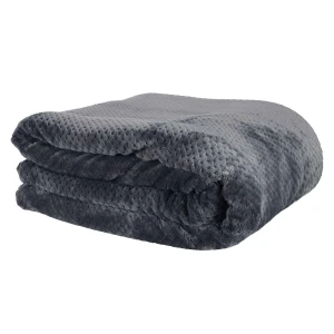 Intesi Koc Sherpa szary 180x220cm gruby          pikowany