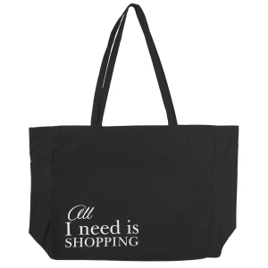 Intesi Torba shopper All I Need Is Shopping      czarna