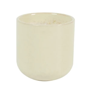 Intesi Świeca Glaze S w ceramice biała