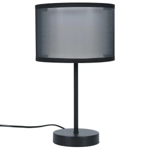 Intesi Lampa stołowa z podwójnym kloszem szara