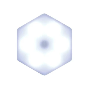 Intesi Zestaw 6 lampek ściennych Hexagonal       8,5x7,5cm