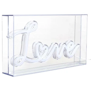 Intesi Lampa LED Love akrylowa