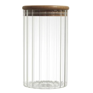 Intesi Słoik prążkowany do przechowywania 700ml