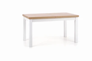 Halmar TIAGO stół rozkładany 140-220/80 blat: dąb sonoma, nogi: biały