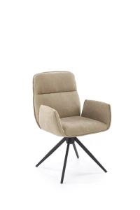 Halmar K574 krzesło ciemny beżowy