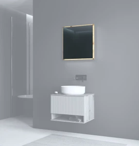 Halmar AVIOLA Lustro 60 cm + LED dąb artisan