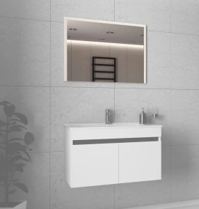 Halmar FIGARO Lustro 80 cm biały