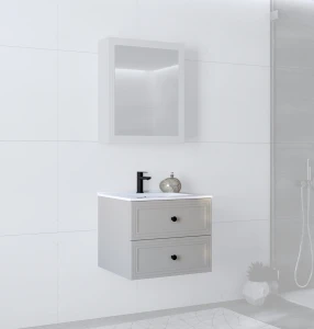 Halmar TORETO Szafka pod umywalkę 60/2S (MDF ramiak) cashmere