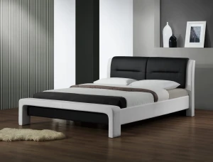 Halmar CASSANDRA 120 cm łóżko biało-czarny